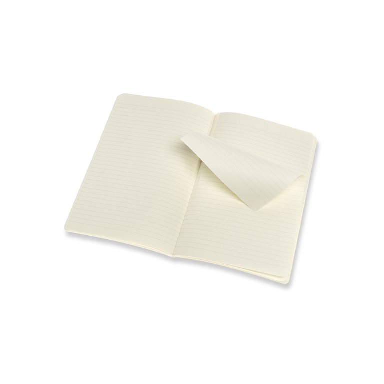 Volant zápisníky Moleskine 2 ks linkovaný oranžový a modrý L