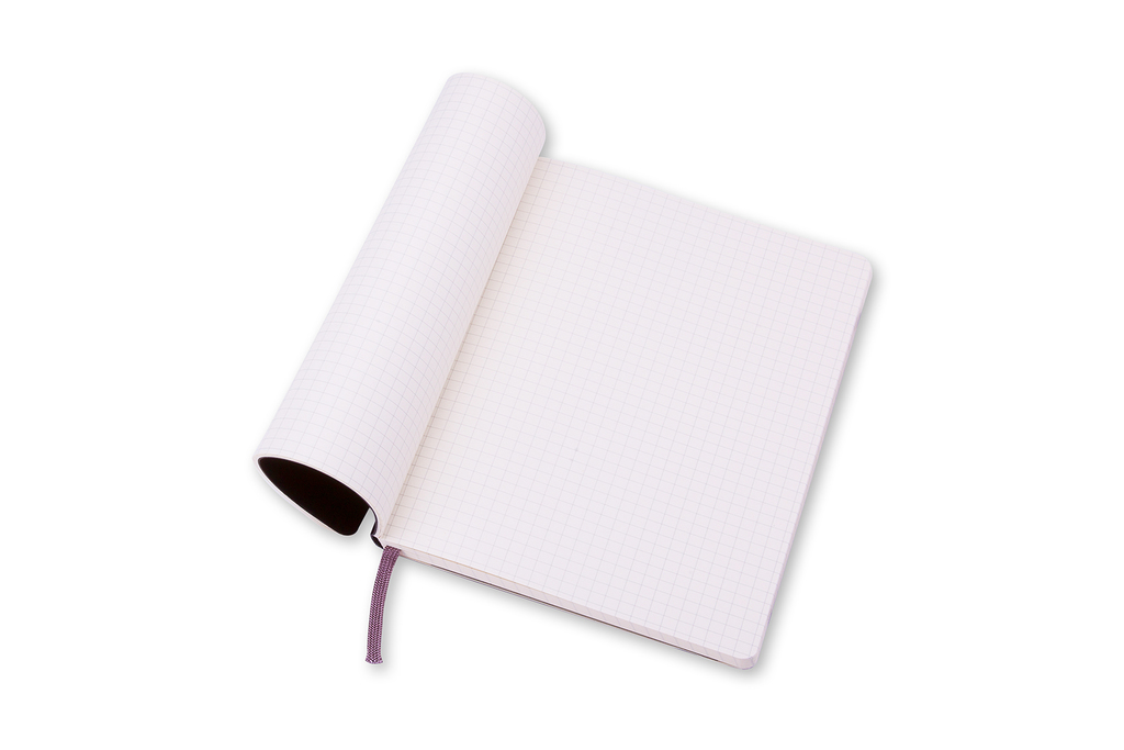 Zápisník Moleskine měkký čtverečkovaný černý XL