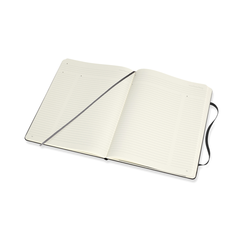 Professional diář-zápisník Moleskine tvrdý černý XL