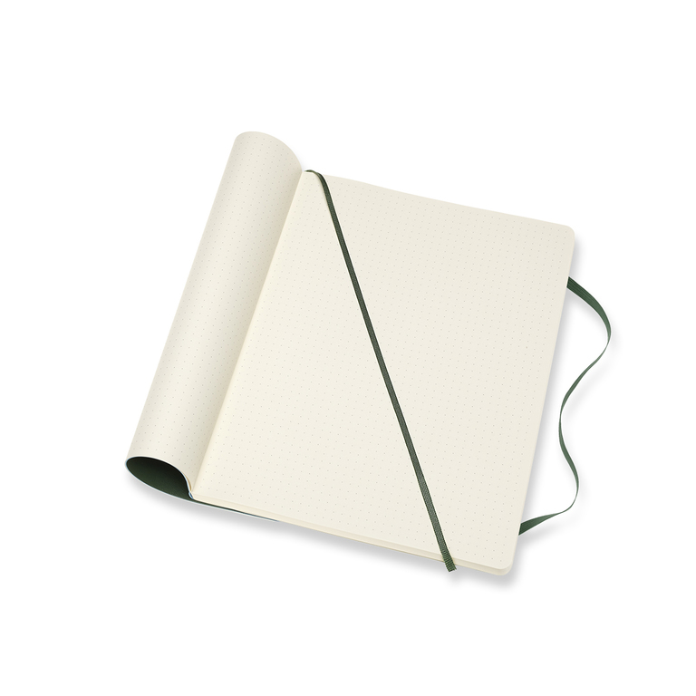 Zápisník Moleskine měkký čistý zelený XL