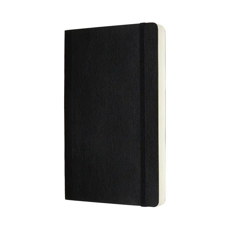 Zápisník Moleskine Expanded měkký čistý černý L