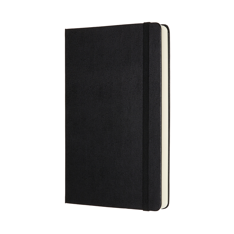 Zápisník Moleskine Expanded tvrdý čistý černý L