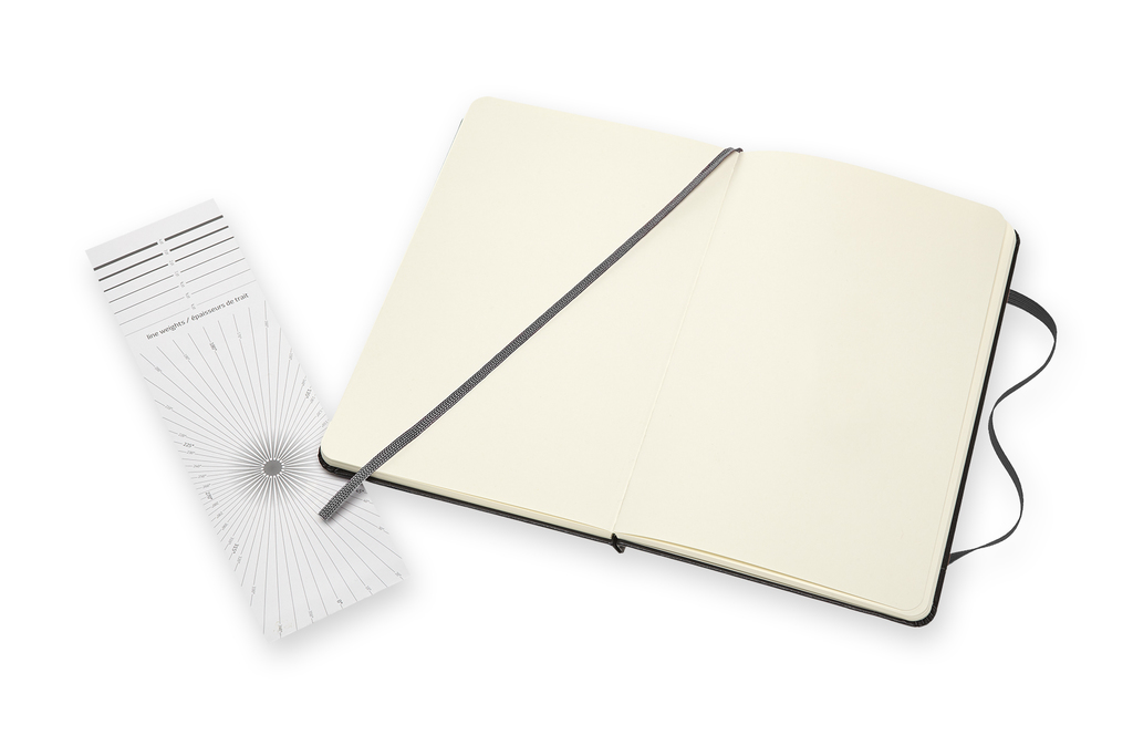 Skicář Moleskine tvrdý černý M