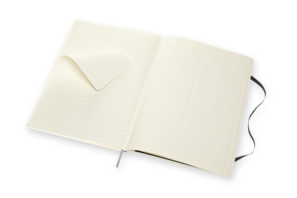 Professional diář-zápisník Moleskine měkký černý A4