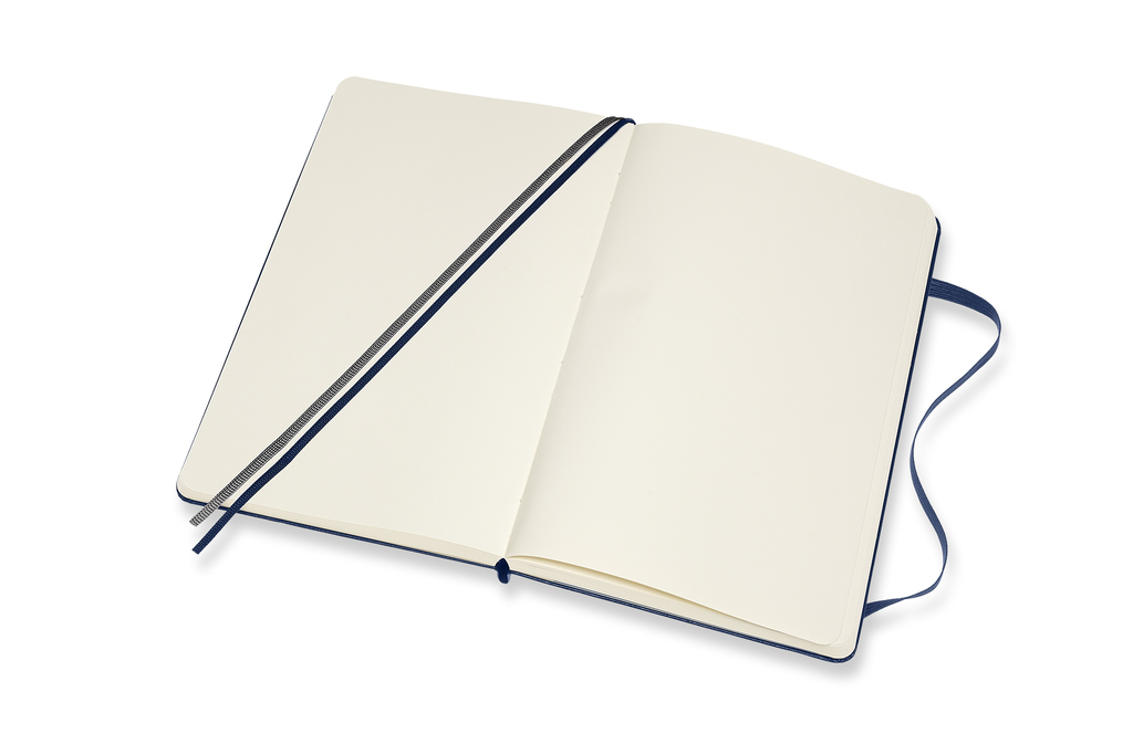 Zápisník Moleskine Expanded tvrdý čistý modrý L