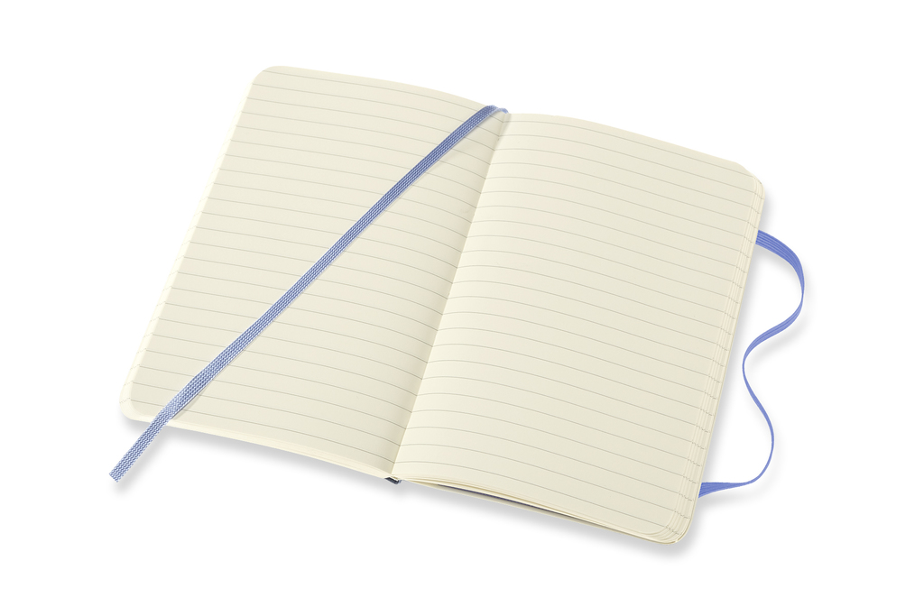 Zápisník Moleskine měkký linkovaný světle modrý S