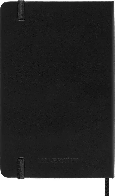 18měsíční horizontální diář Moleskine 2024-2025 tvrdý černý S