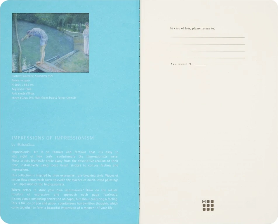 Impressionism sešity Moleskine Cahier 2 ks čistý L