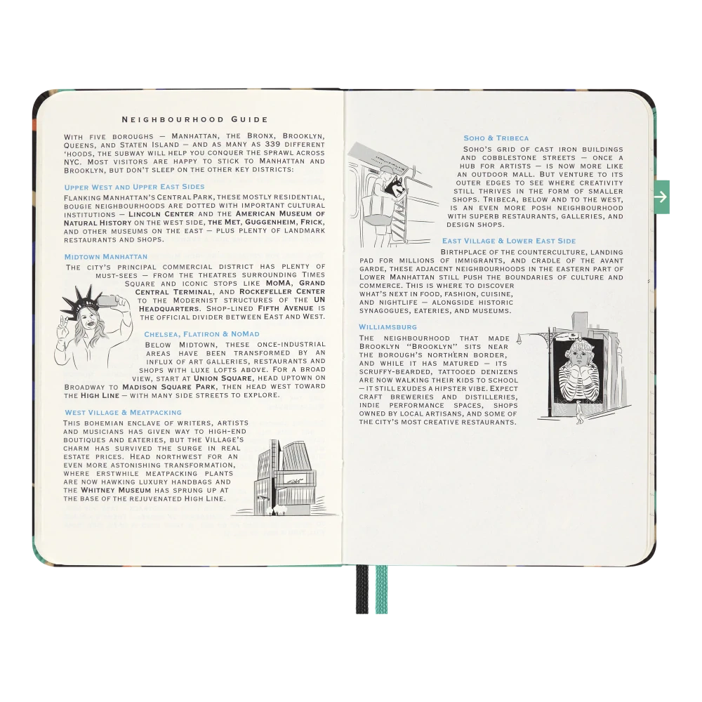 Zápisník Moleskine LUXE New York čistý/linkovaný tvrdý S