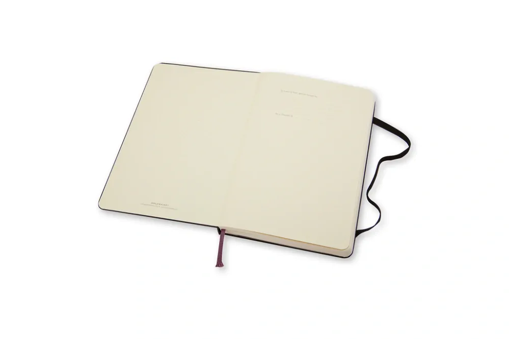 Zápisník Moleskine tvrdý čistý černý S