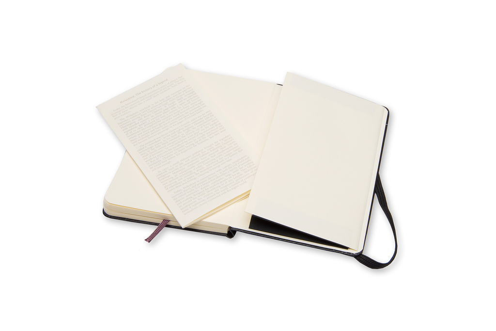 Skicář Moleskine tvrdý černý S
