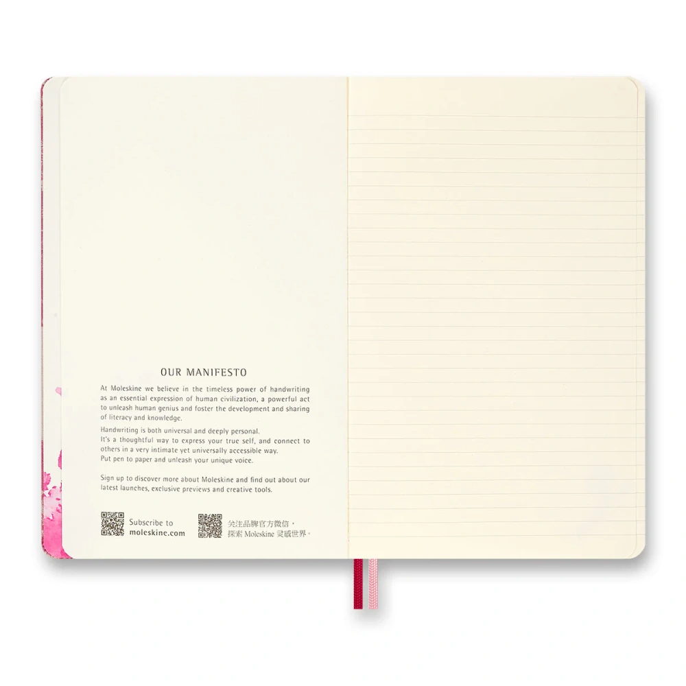 Sakura zápisník Moleskine tvrdý linkovaný L