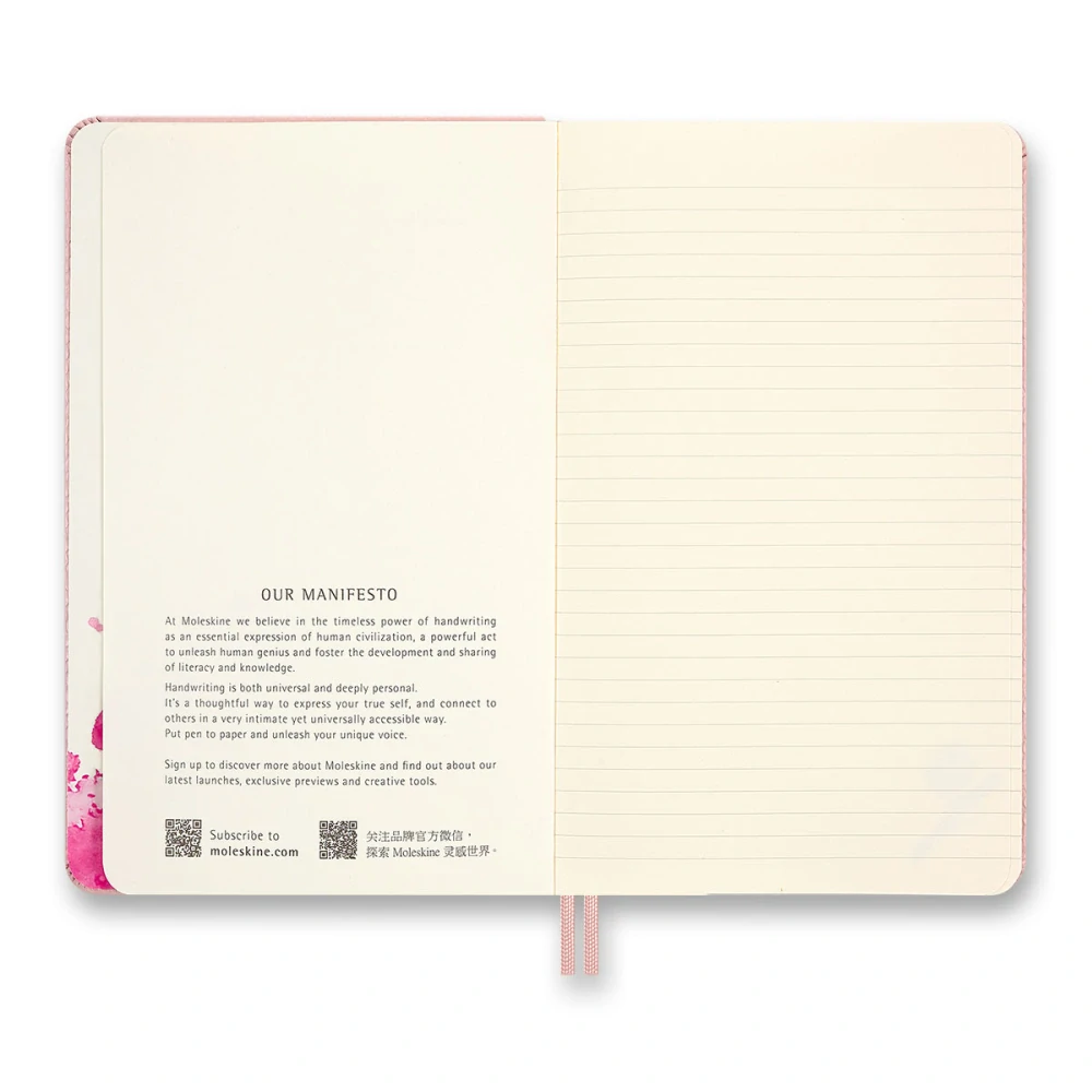 Sakura Vegea zápisník Moleskine tvrdý linkovaný L v dárkové krabici