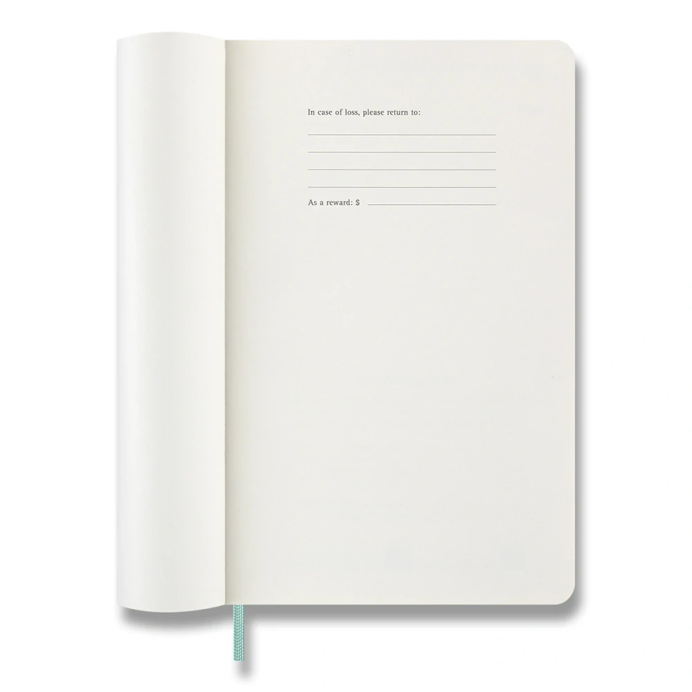 Precious & Ethical Vegea plánovácí zápisník Moleskine 2027 měkký zelený L v dárkové krabici