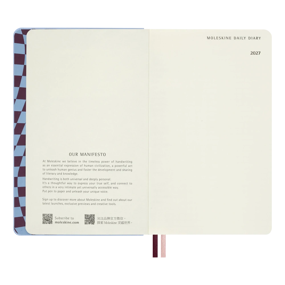 Diář MOLESKINE 2027 denní tvrdý Alice In Wonderland L