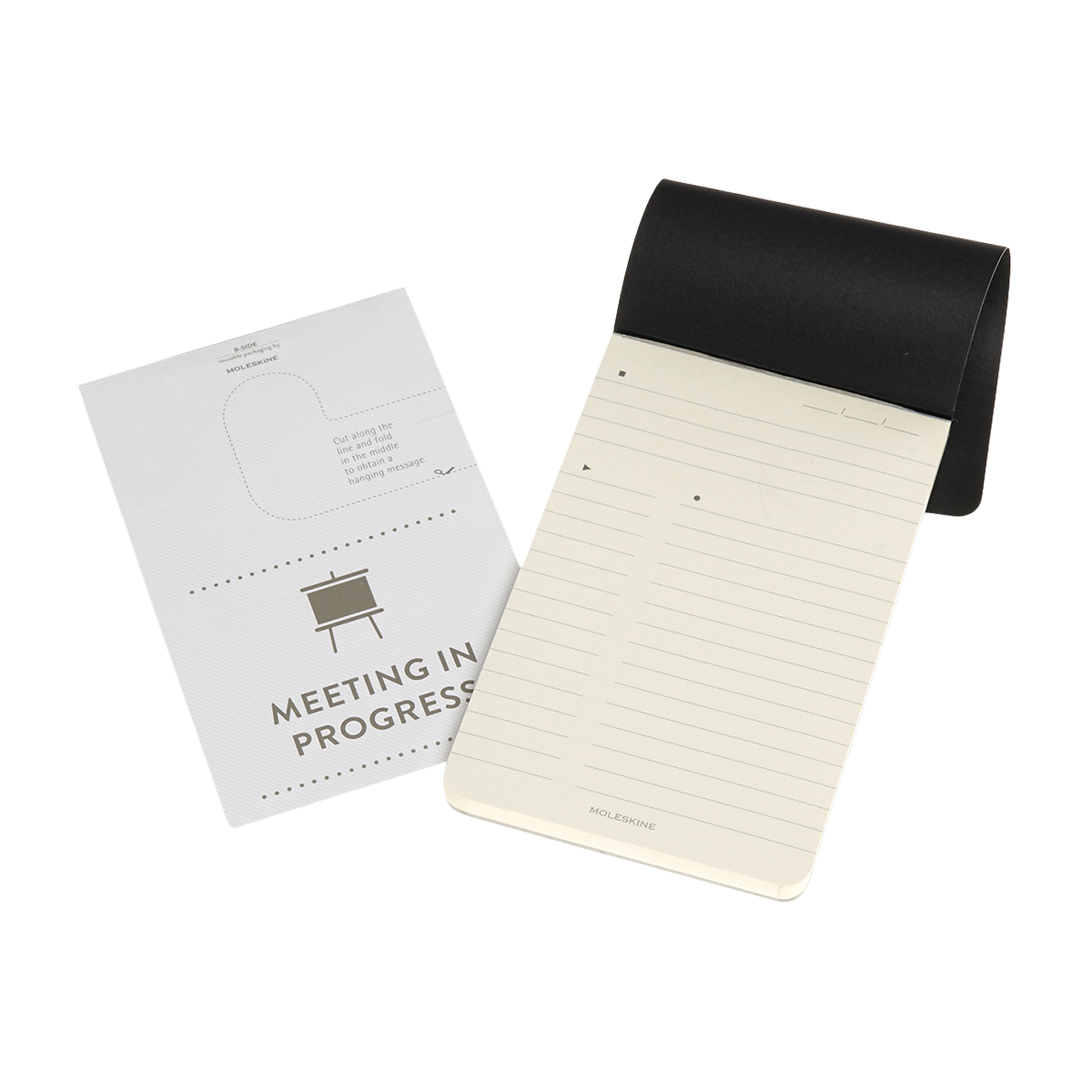 Poznámkový blok Moleskine Professional linkovaný černý S