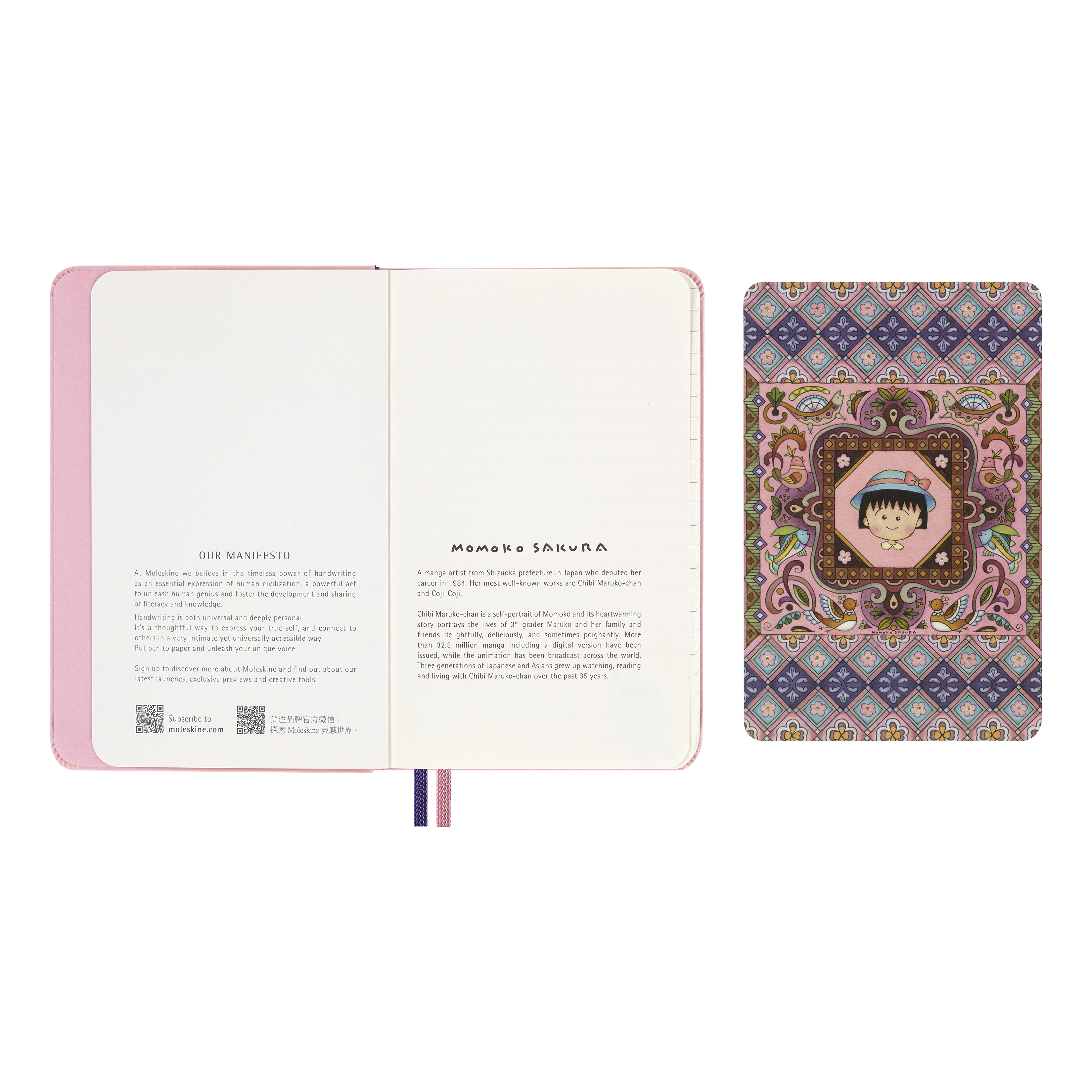 Sakura zápisník Moleskine linkovaný S