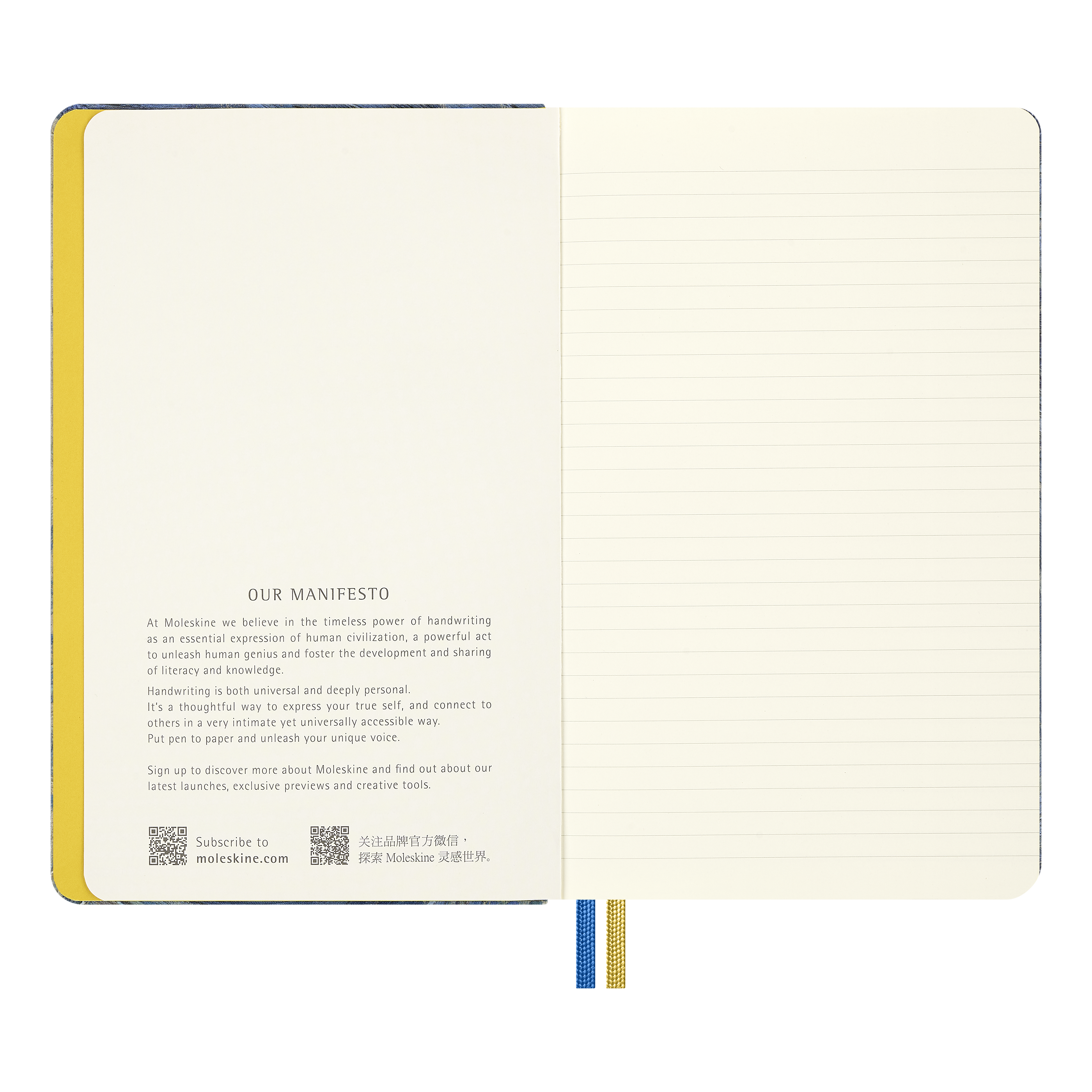 MoMA Van Gogh zápisník Moleskine linkovaný L