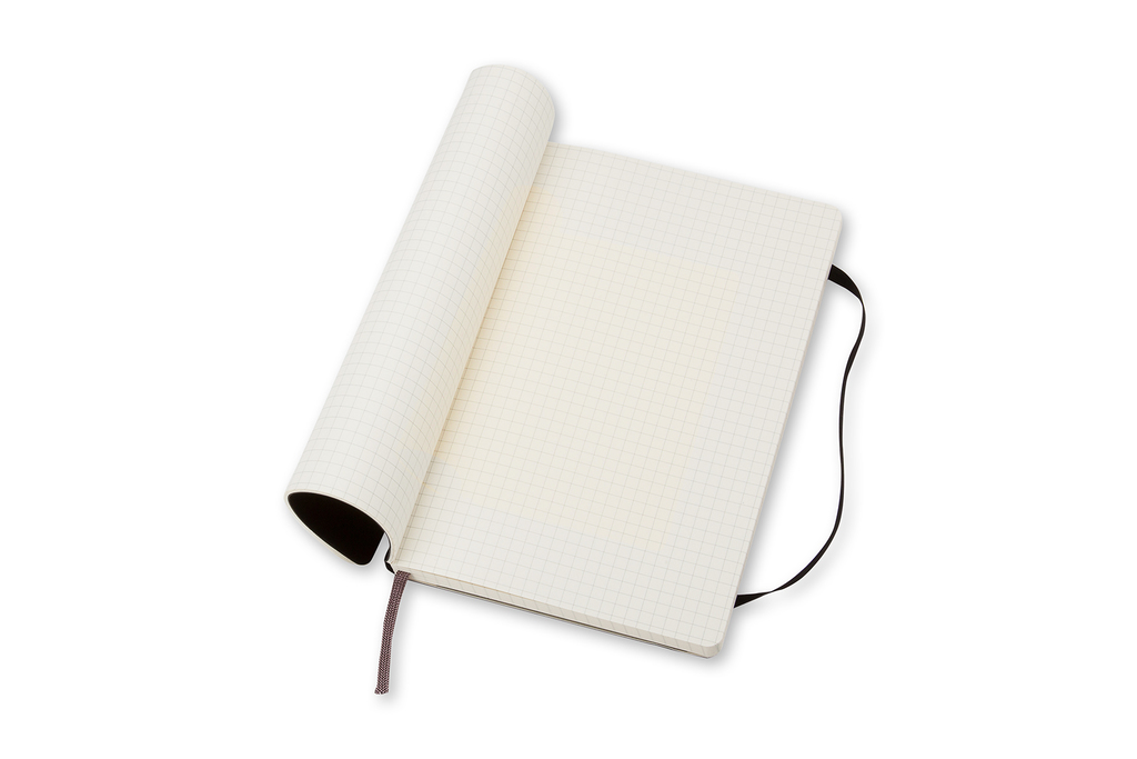 Zápisník Moleskine měkký čtverečkovaný černý S