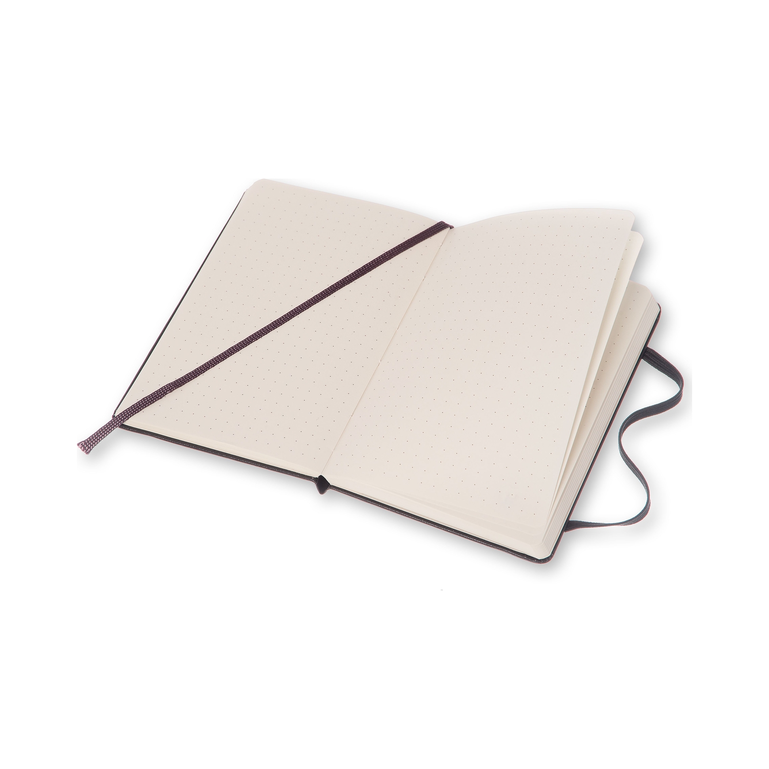 Zápisník Moleskine tvrdý tečkovaný černý S