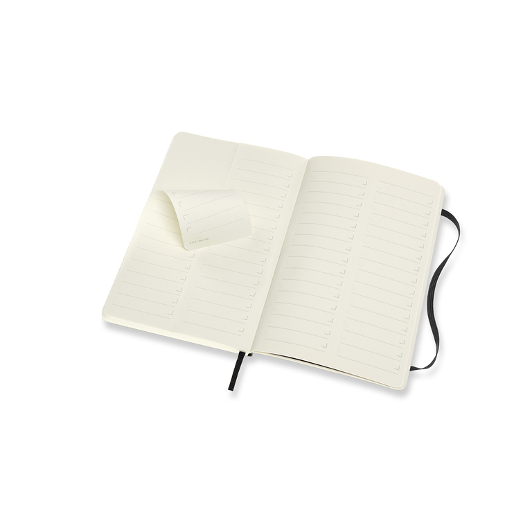 Professional diář-zápisník Moleskine měkký černý L 