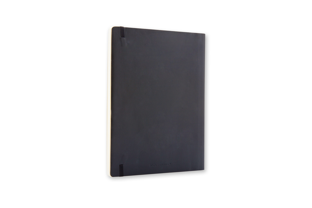 Zápisník Moleskine měkký čistý černý XL