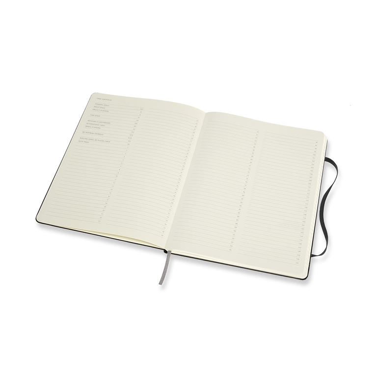 Professional diář-zápisník Moleskine tvrdý černý XL