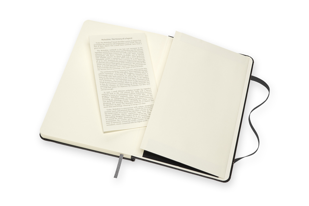 Skicář Moleskine tvrdý černý M