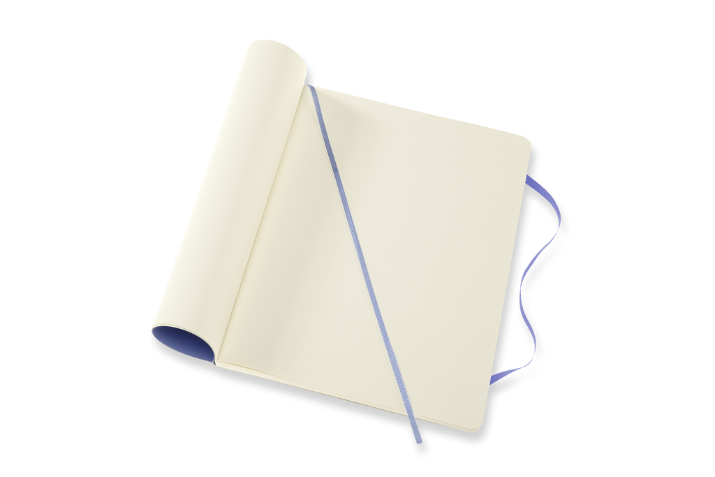 Zápisník Moleskine měkký čistý světle modrý XL