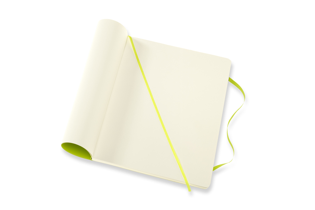 Zápisník Moleskine měkký čistý žlutozelený XL