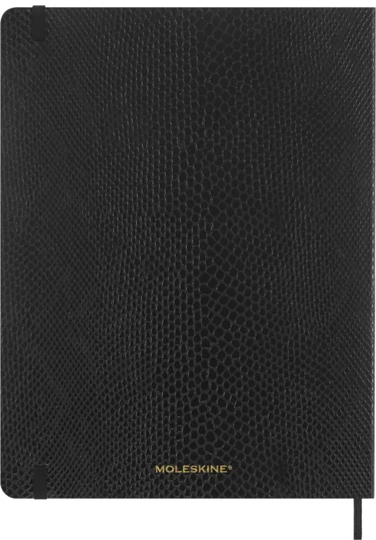 Precious & Ethical Vegea zápisník Moleskine linkovaný černý XL v dárkové krabici