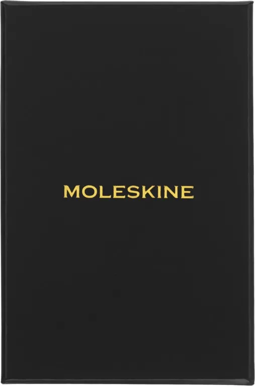 Shine zápisník Moleskine čistý zlatý XS v dárkové krabici