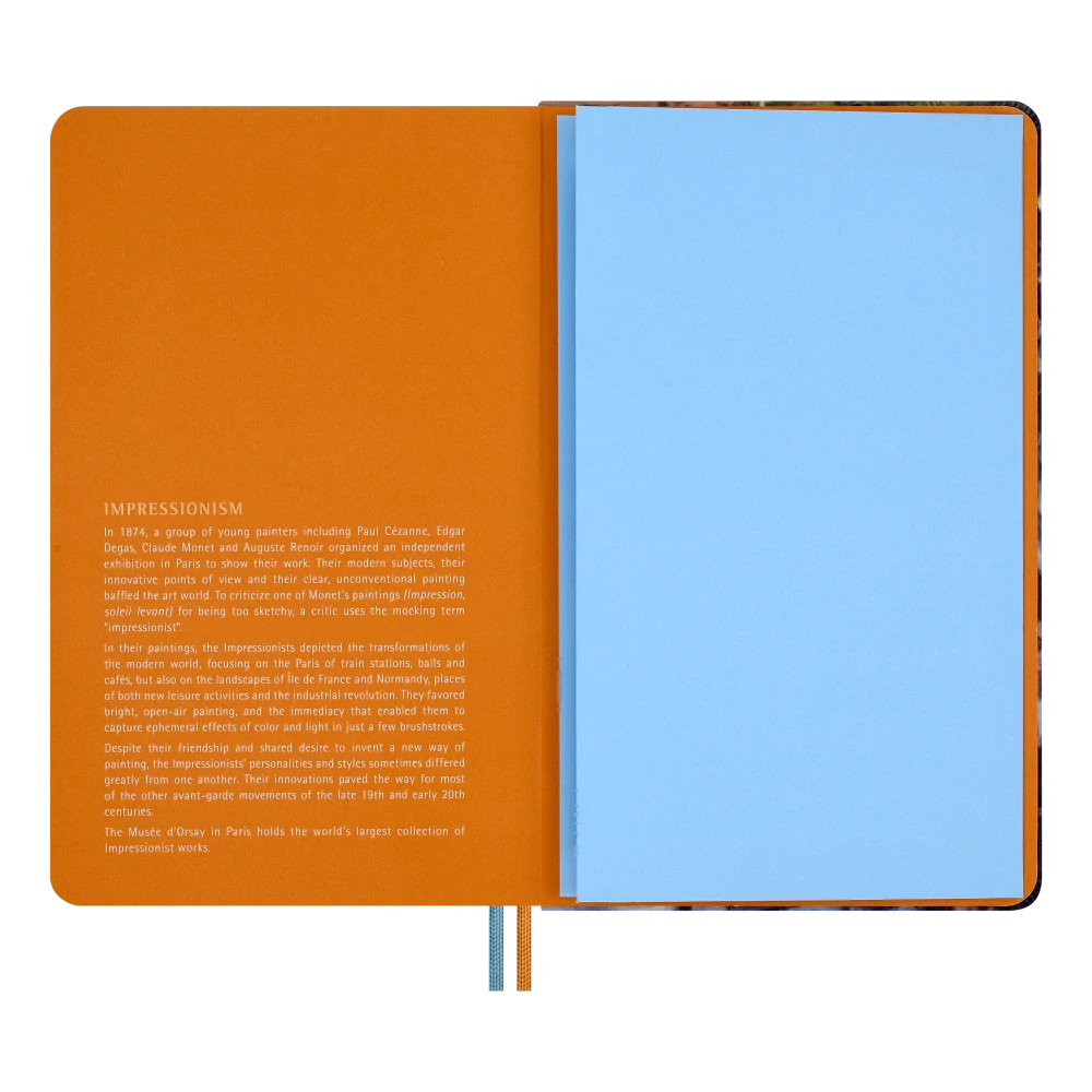 Impressionism zápisník Moleskine linkovaný L v dárkové krabici