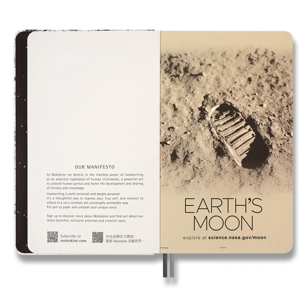 NASA-inspired zápisník Moleskine linkovaný L