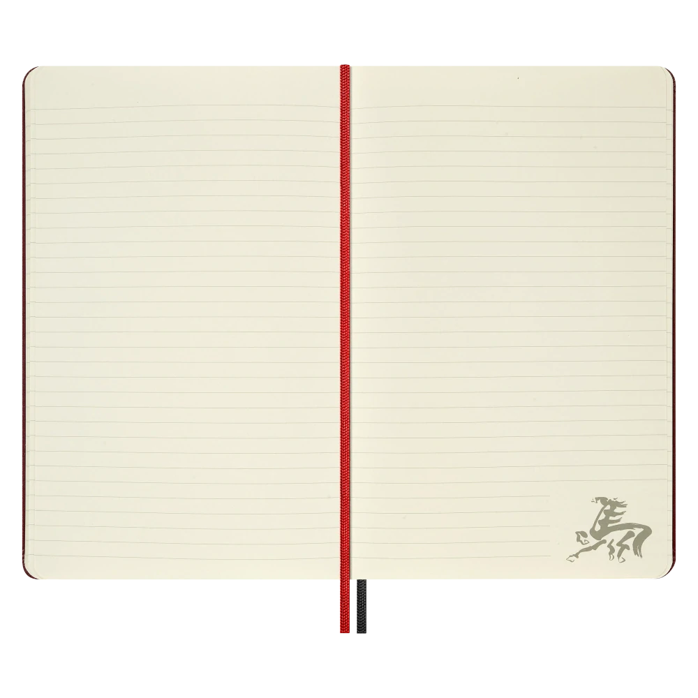 Zápisník Moleskine Horse Wood linkovaný L