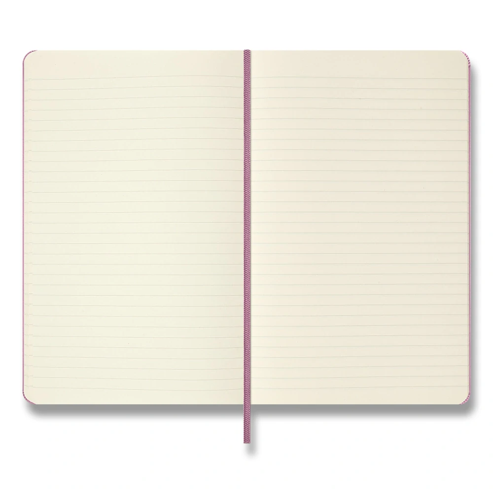 Zápisník Moleskine CP tvrdý linkovaný růžový L