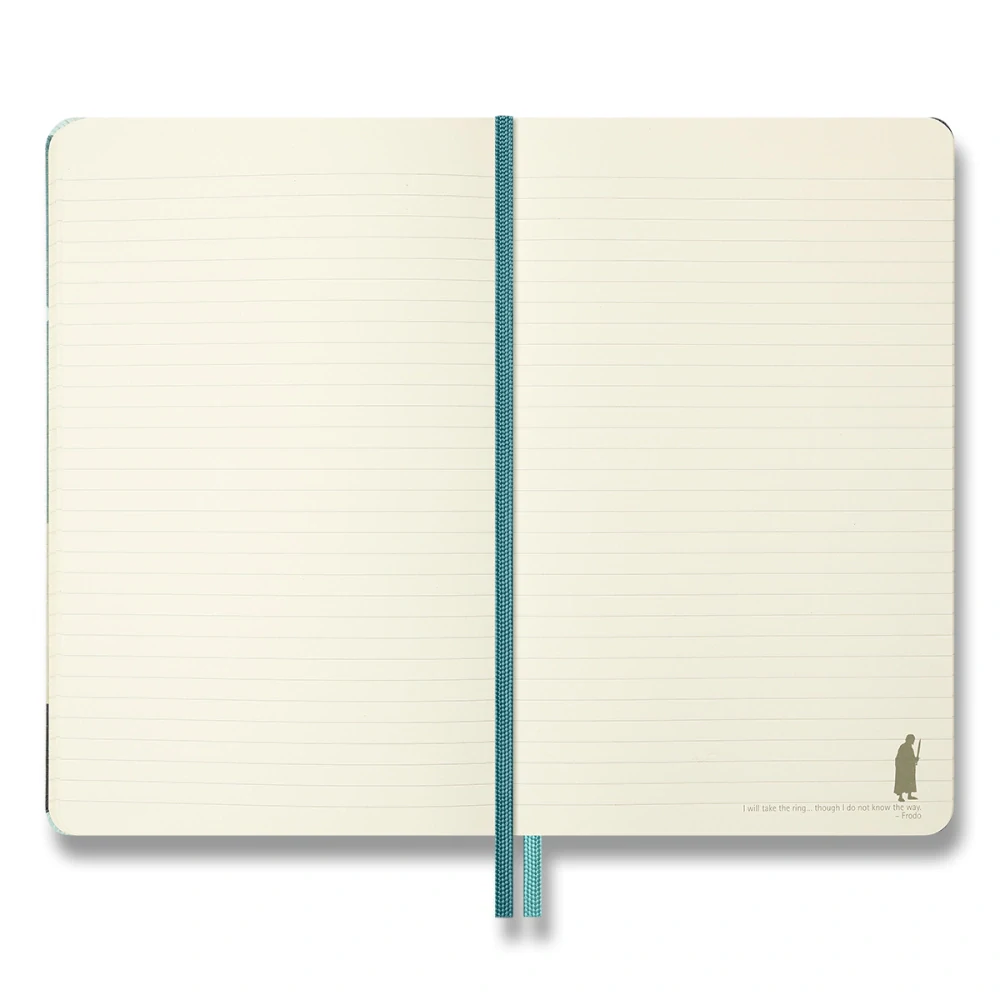 Zápisník MOLESKINE The Lord of the Rings linkovaný tvrdý L Aragorn