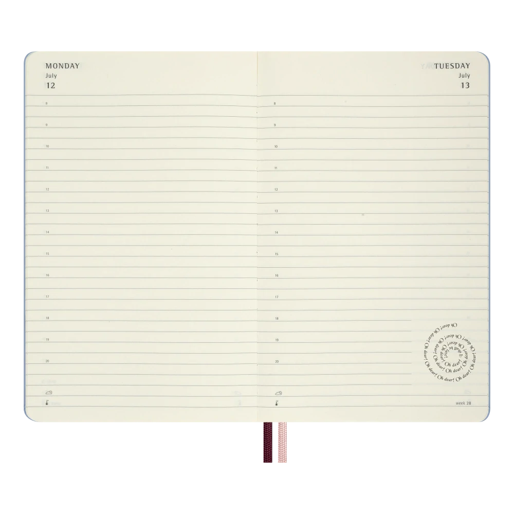 Diář MOLESKINE 2027 denní tvrdý Alice In Wonderland L