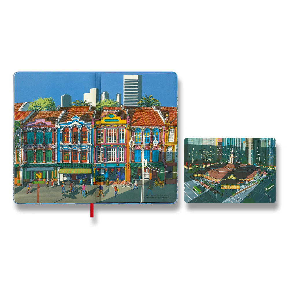 I Am Singapore zápisník Moleskine linkovaný tvrdý L