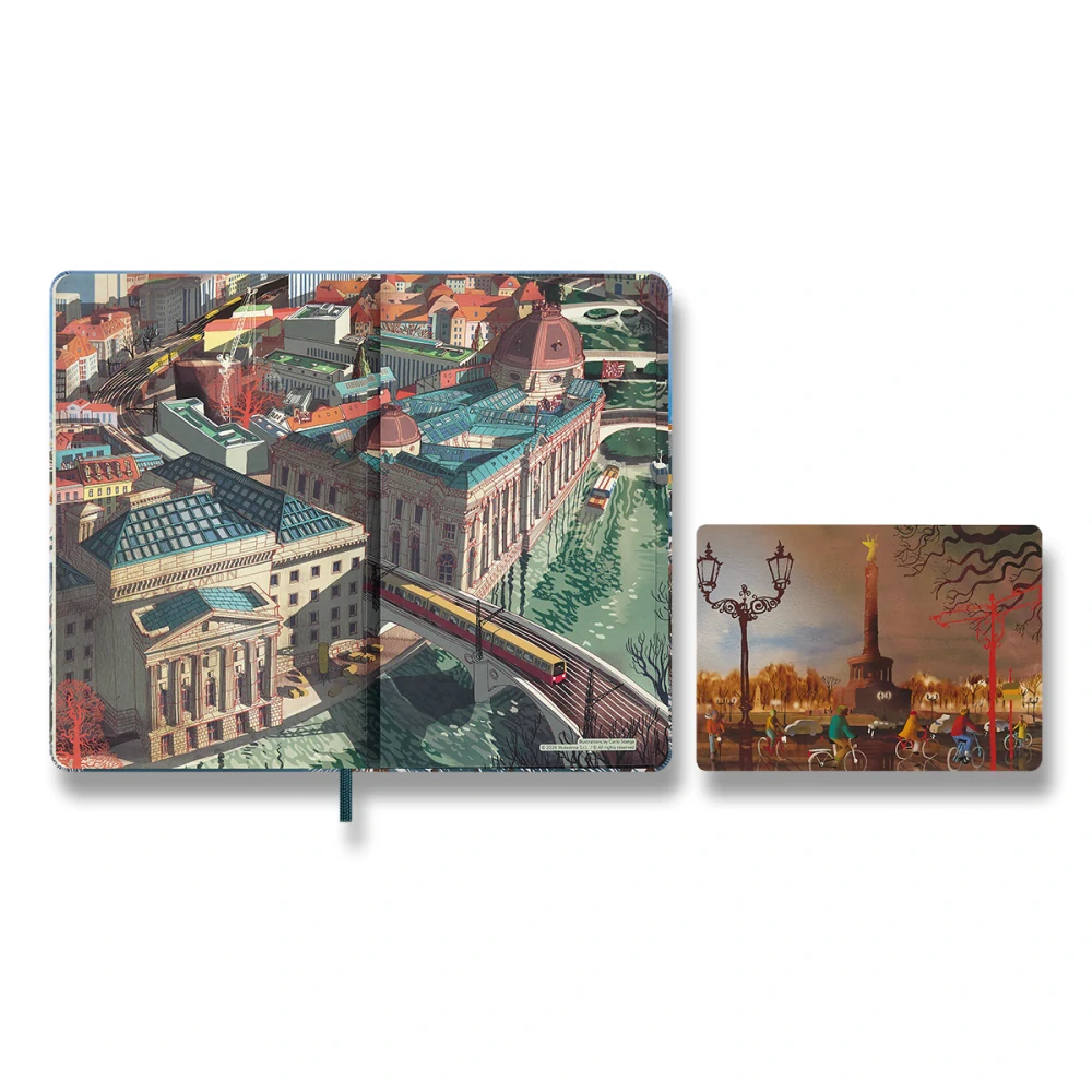 I Am Berlin zápisník Moleskine linkovaný tvrdý L