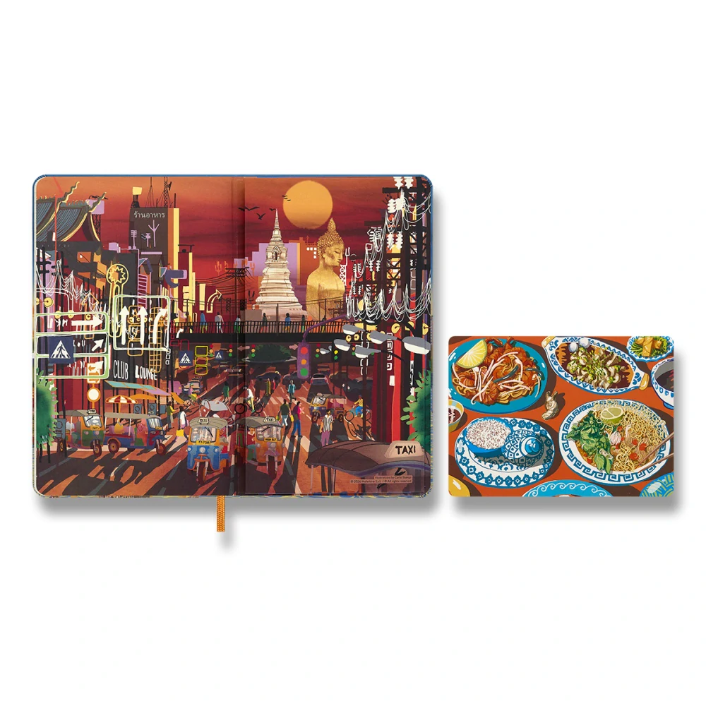 I Am Bangkok zápisník Moleskine linkovaný tvrdý L
