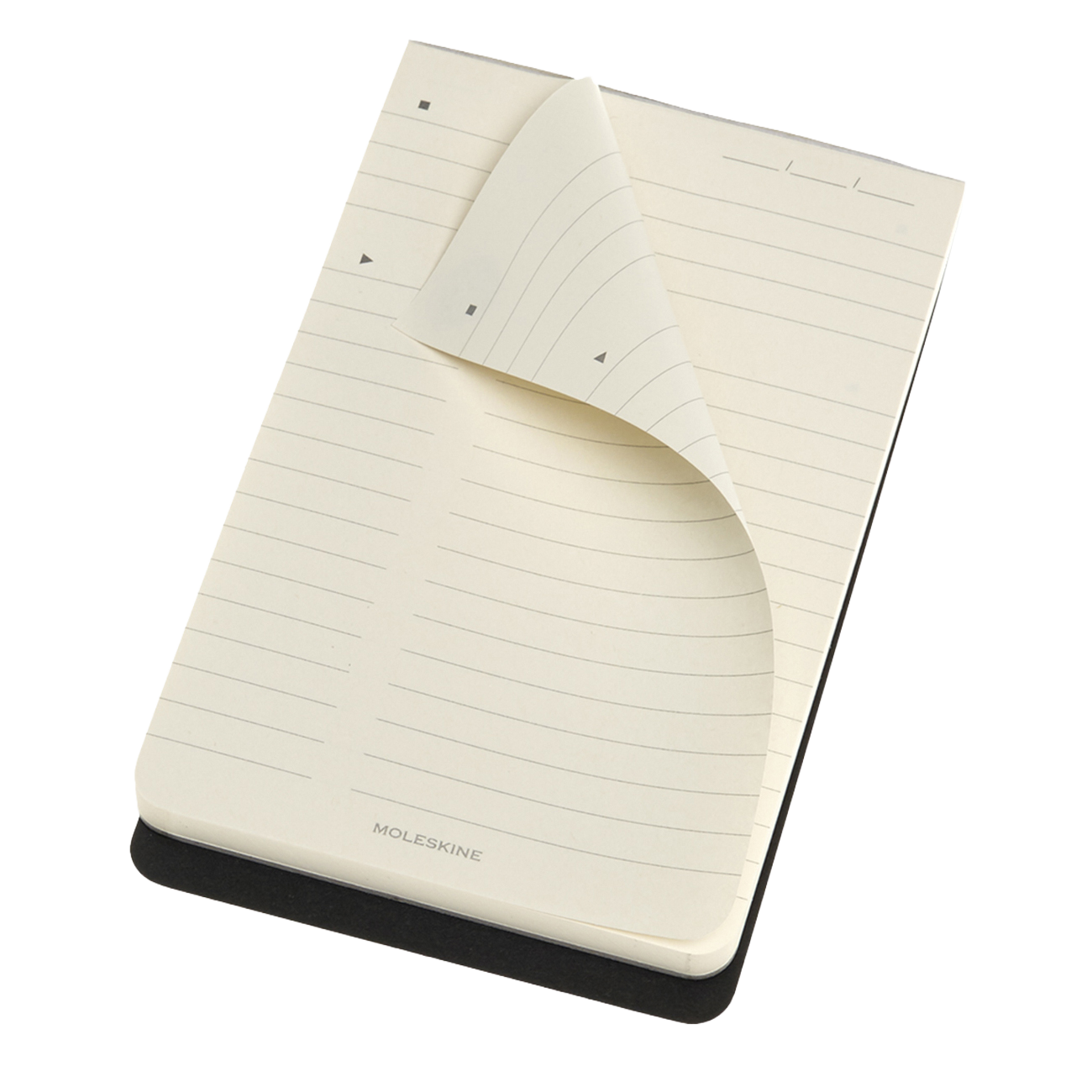 Poznámkový blok Moleskine Professional linkovaný černý S