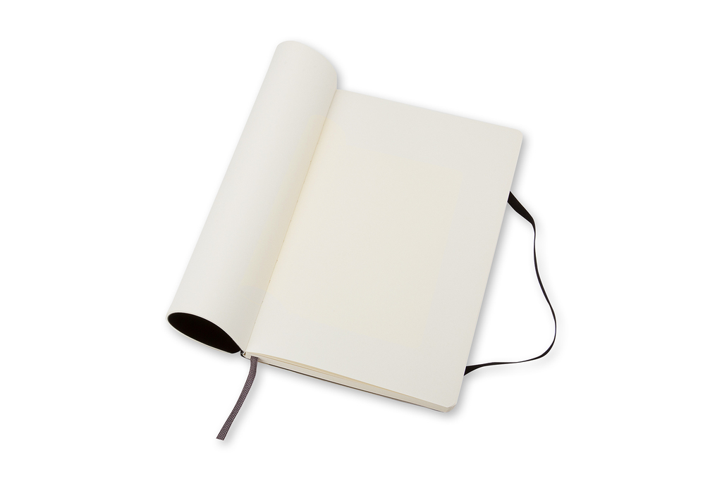 Zápisník Moleskine měkký čistý černý S