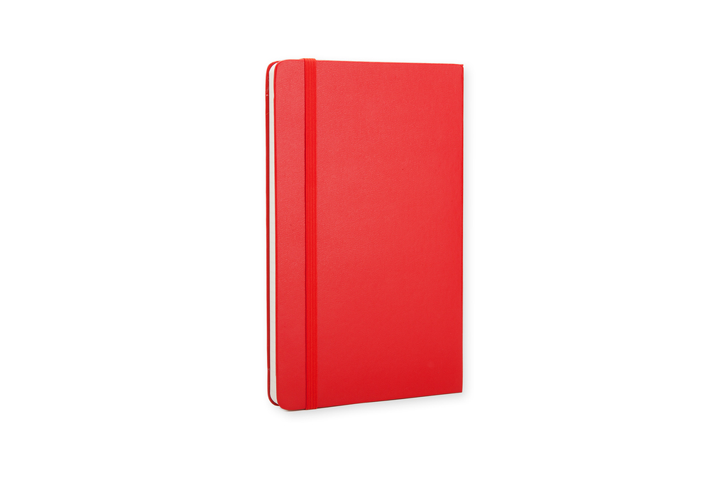 Zápisník Moleskine tvrdý linkovaný červený L