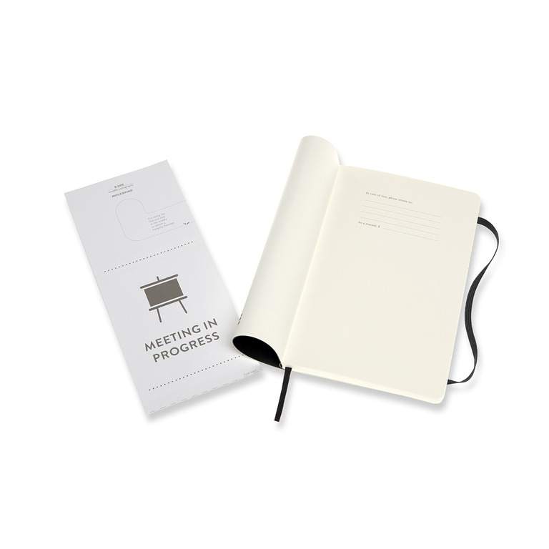 Professional diář-zápisník Moleskine měkký černý L 