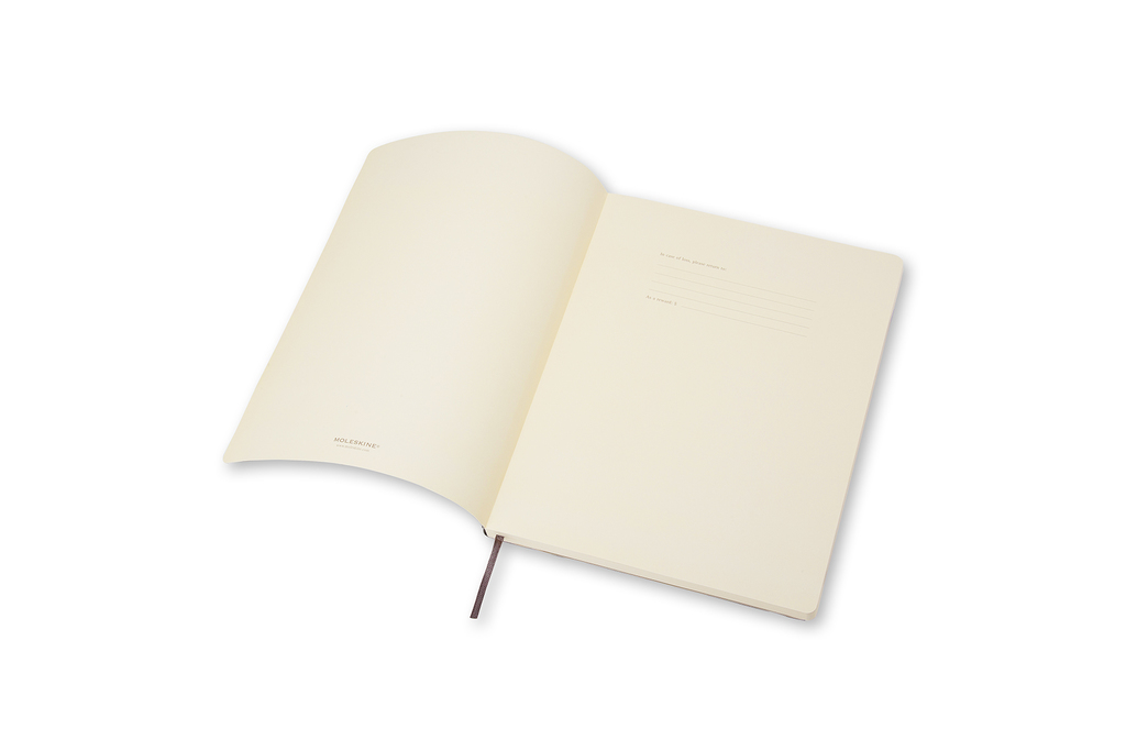 Zápisník Moleskine měkký čtverečkovaný černý XL
