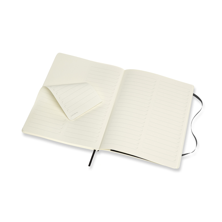 Professional diář-zápisník Moleskine měkký černý XL