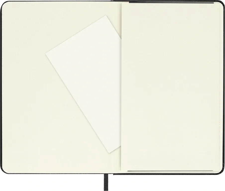 Zápisník Moleskine tvrdý linkovaný černý S
