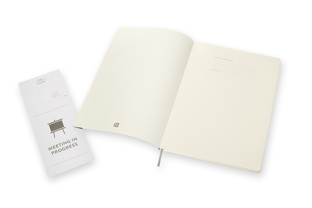 Professional diář-zápisník Moleskine měkký černý A4