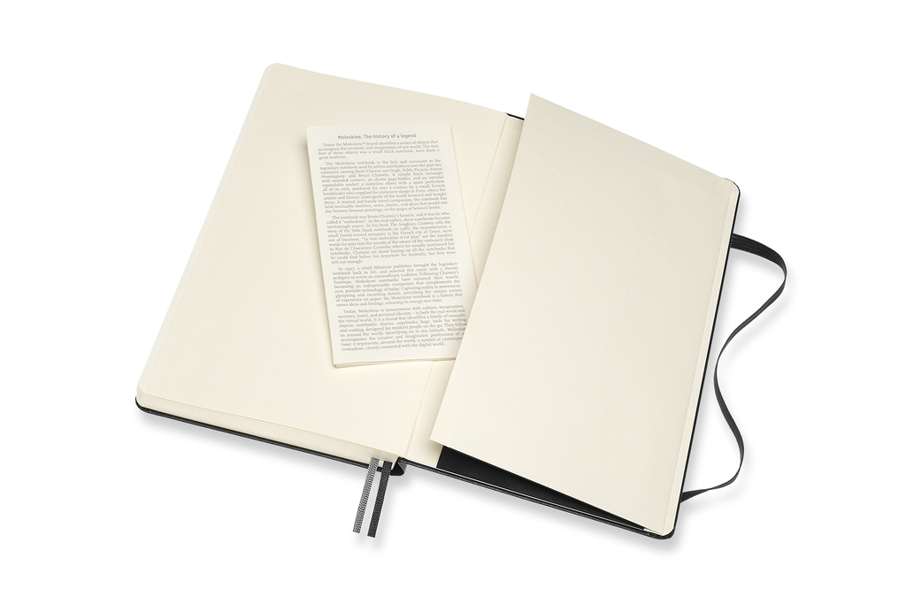 Zápisník Moleskine Expanded tvrdý tečkovaný černý L